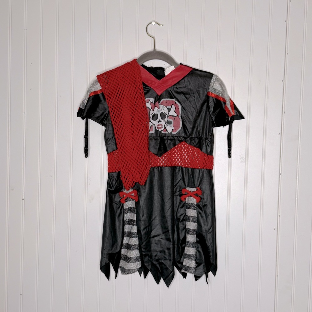Spirit Halloween Gothic Cheerleader Gothic Zombie Disguse Costume Size Large